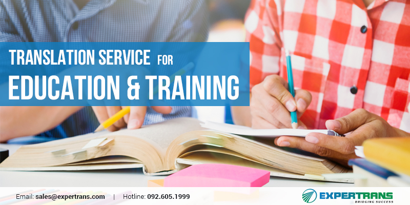 EDUCATION AND TRAINING Educational Translation Services