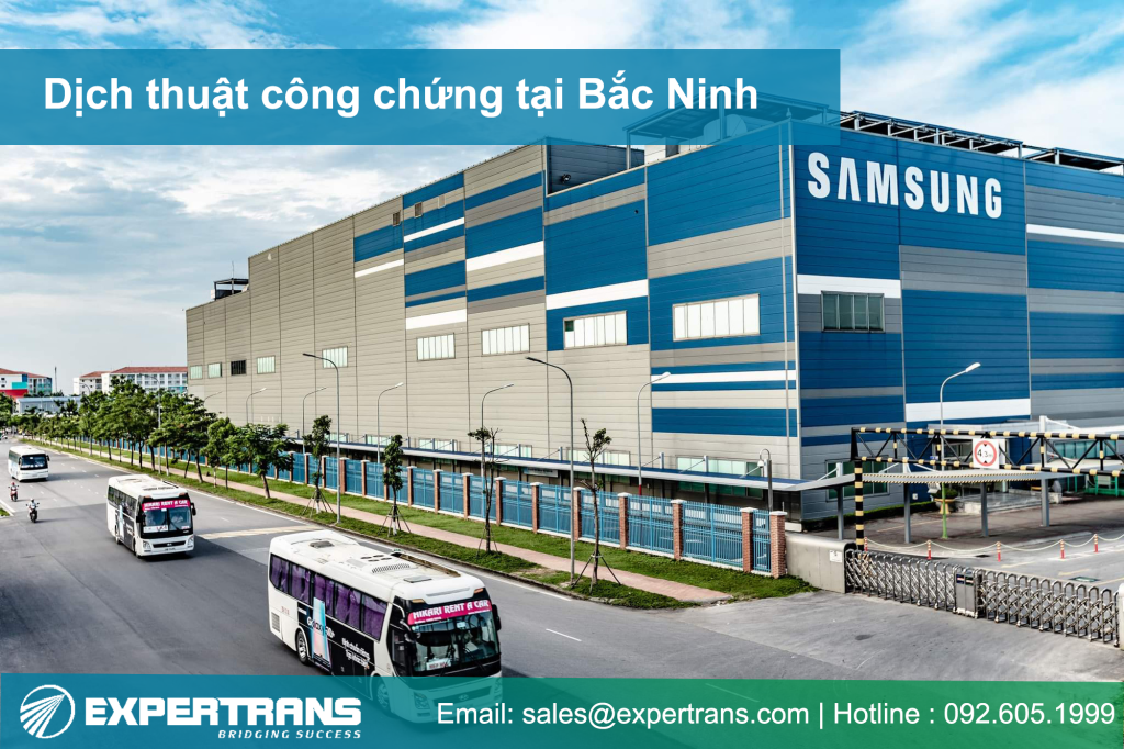 dịch thuật công chứng bắc ninh